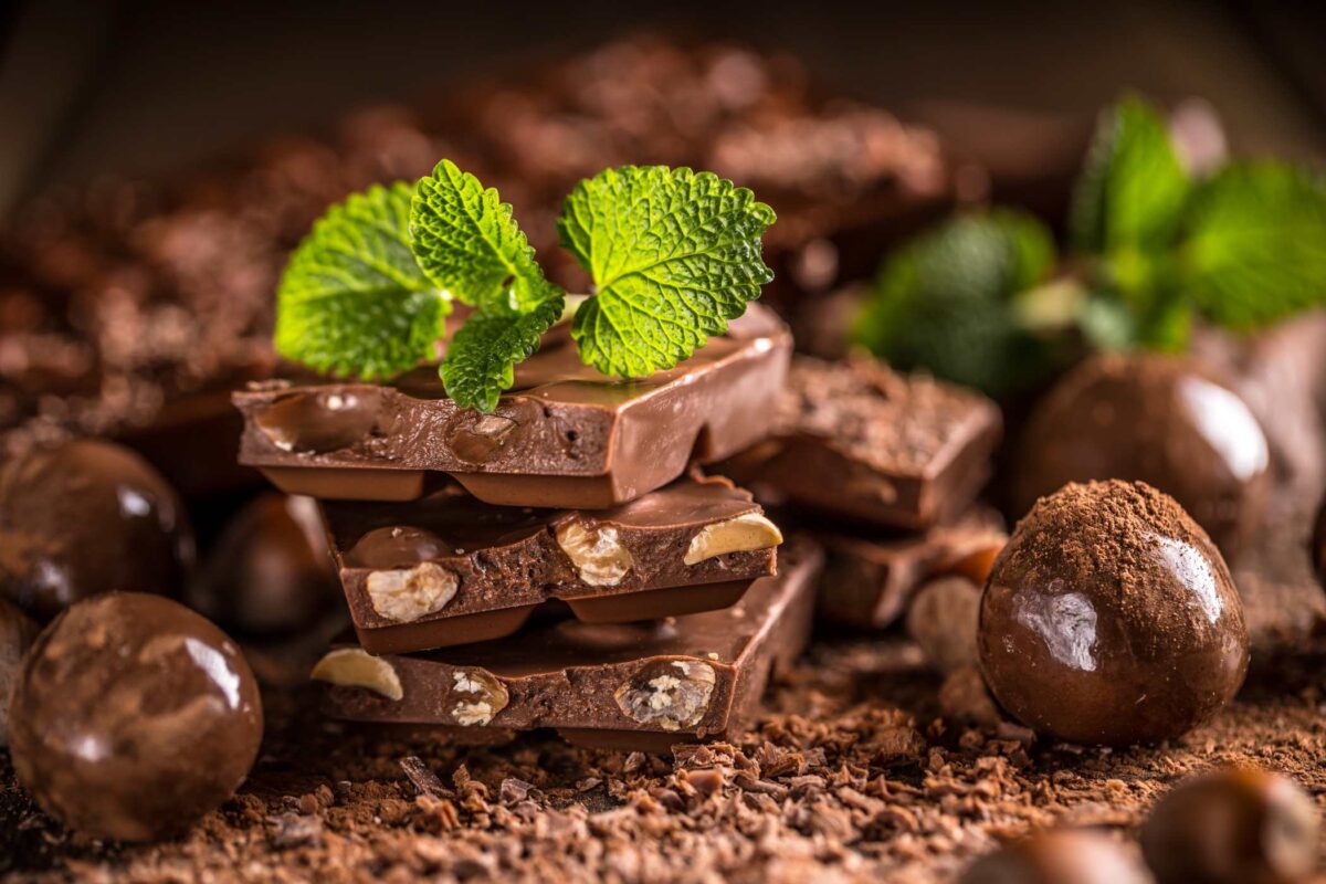 imagen chocolate amargo con nueces